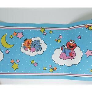 Sesame Street Wallpaper Border- Nursery Baby - Pattern SGB264